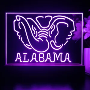 Alabama Crimson Tide Logo 1 LED Desk Light