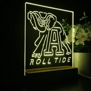 Alabama Crimson Tide Roll Tide LED Desk Light