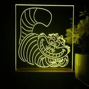 Alice in Wonderland Cheshire Cat LED Desk Light