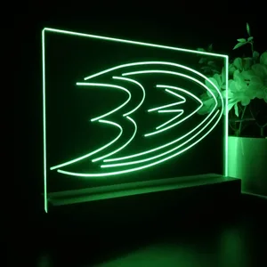 Anaheim Ducks Logo 1 LED Desk Light