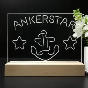 Ankerstar Anchor Cowboys Stars LED Desk Light
