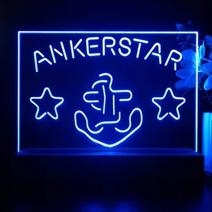 Ankerstar Anchor Cowboys Stars LED Desk Light