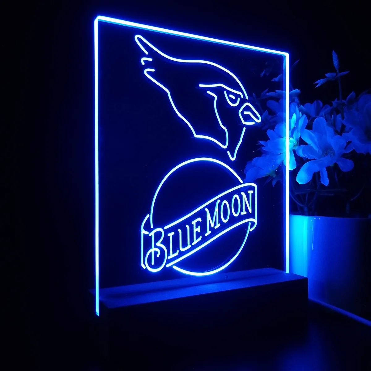 Arizona Cardinals Blue Moon LED Desk Light
