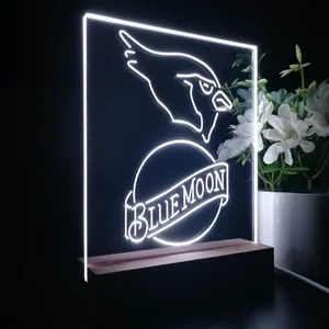 Arizona Cardinals Blue Moon LED Desk Light