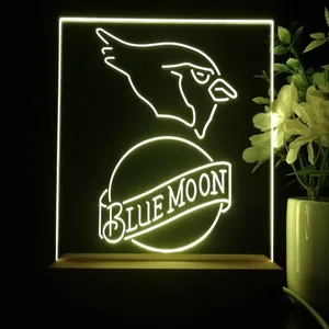 Arizona Cardinals Blue Moon LED Desk Light