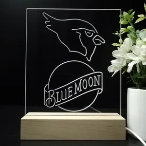 Arizona Cardinals Blue Moon LED Desk Light
