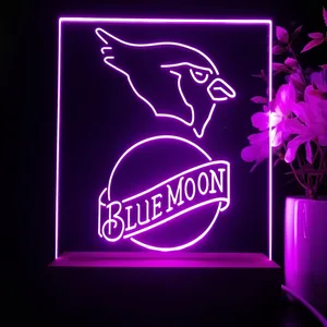 Arizona Cardinals Blue Moon LED Desk Light
