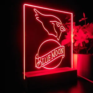 Arizona Cardinals Blue Moon LED Desk Light