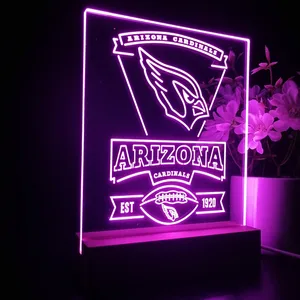 Arizona Cardinals EST 1920 LED Desk Light