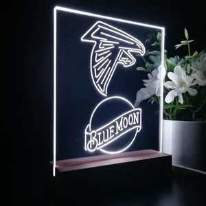 Atlanta Falcons Blue Moon LED Desk Light