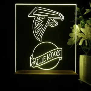 Atlanta Falcons Blue Moon LED Desk Light