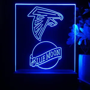Atlanta Falcons Blue Moon LED Desk Light