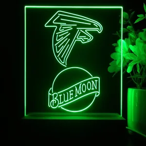 Atlanta Falcons Blue Moon LED Desk Light