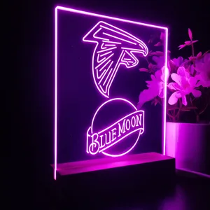 Atlanta Falcons Blue Moon LED Desk Light