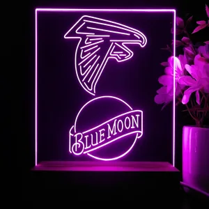 Atlanta Falcons Blue Moon LED Desk Light