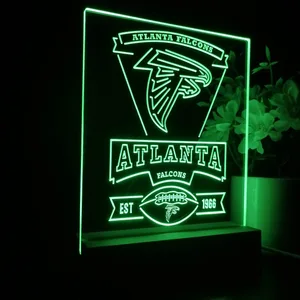 Atlanta Falcons EST 1966 LED Desk Light