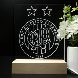 Atletico Paranaense Logo LED Desk Light