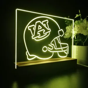 Auburn Tigers Helmet LED Desk Light