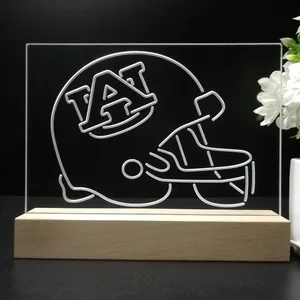 Auburn Tigers Helmet LED Desk Light