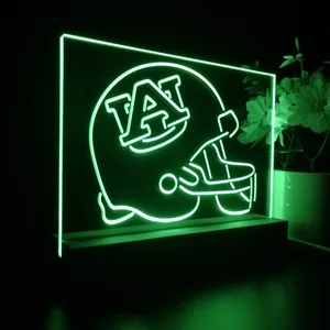 Auburn Tigers Helmet LED Desk Light
