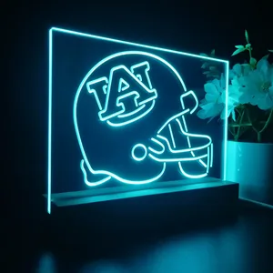 Auburn Tigers Helmet LED Desk Light