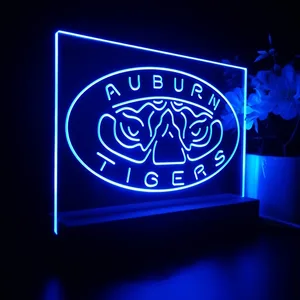 Auburn Tigers Tiger Eyes Logo LED Desk Light
