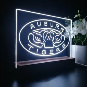 Auburn Tigers Tiger Eyes Logo LED Desk Light