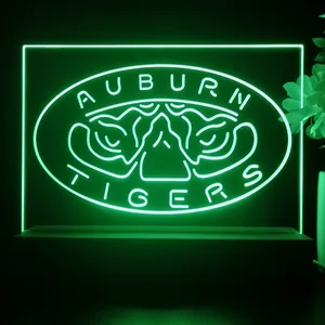 Auburn Tigers Tiger Eyes Logo LED Desk Light