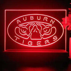 Auburn Tigers Tiger Eyes Logo LED Desk Light
