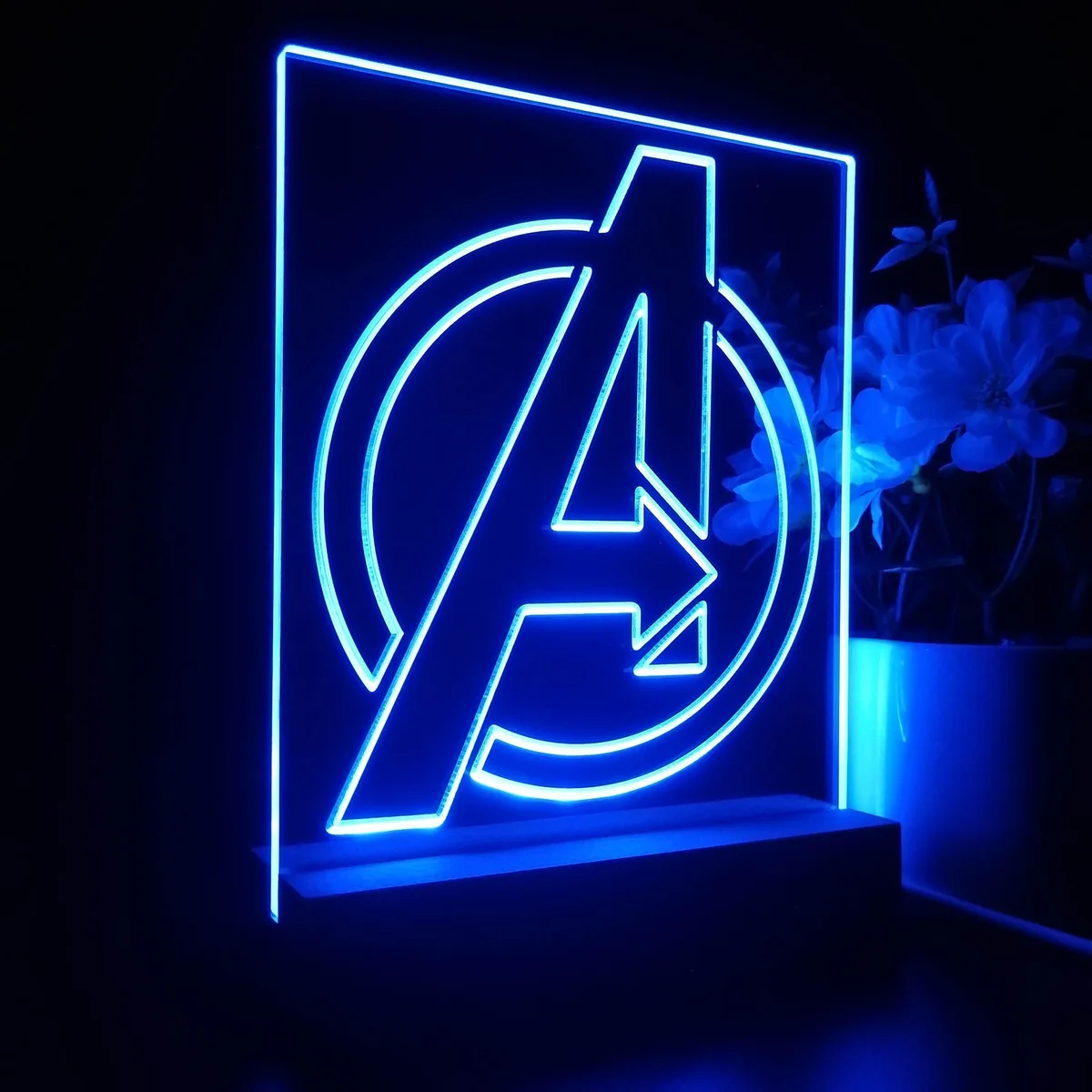Avengers Logo LED Desk Light