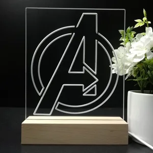 Avengers Logo LED Desk Light