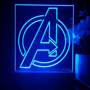 Avengers Logo LED Desk Light