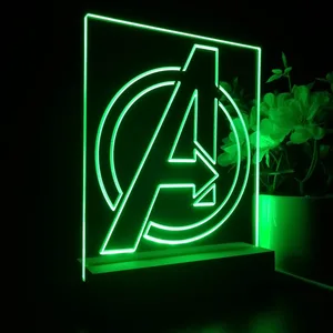 Avengers Logo LED Desk Light
