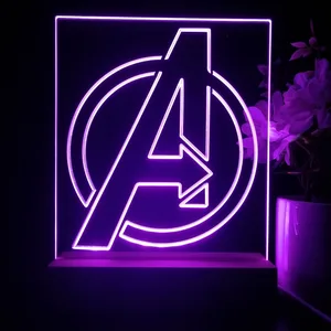 Avengers Logo LED Desk Light