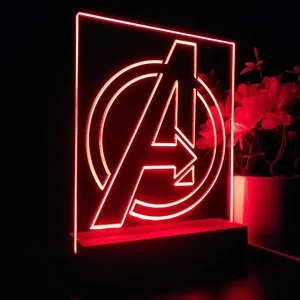 Avengers Logo LED Desk Light