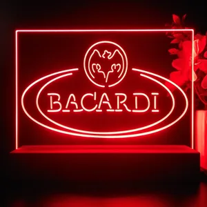 Bacardi Banner Logo LED Desk Light