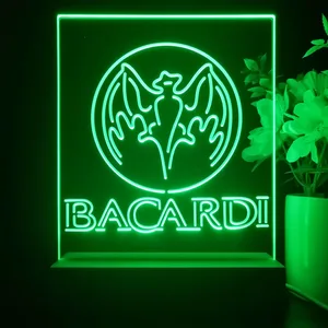 Bacardi Bat Banner LED Desk Light