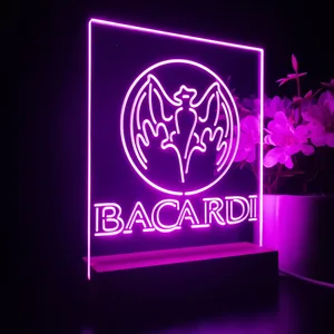 Bacardi Bat Banner LED Desk Light