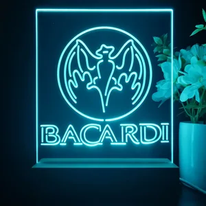 Bacardi Bat Banner LED Desk Light