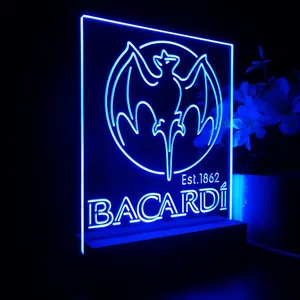 Bacardi Bat Est. 1862 LED Desk Light