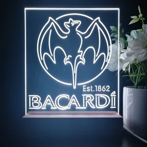 Bacardi Bat Est. 1862 LED Desk Light