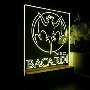 Bacardi Bat Est. 1862 LED Desk Light
