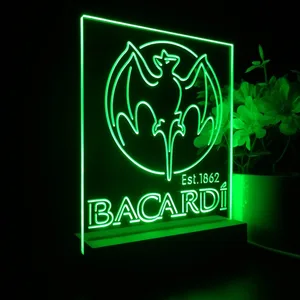 Bacardi Bat Est. 1862 LED Desk Light