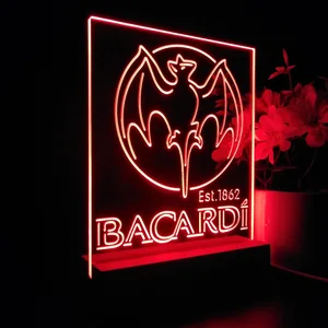 Bacardi Bat Est. 1862 LED Desk Light