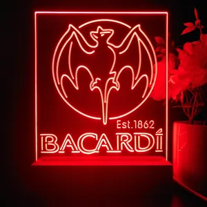 Bacardi Bat Est. 1862 LED Desk Light