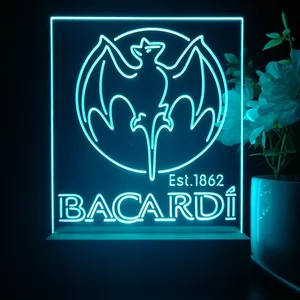 Bacardi Bat Est. 1862 LED Desk Light