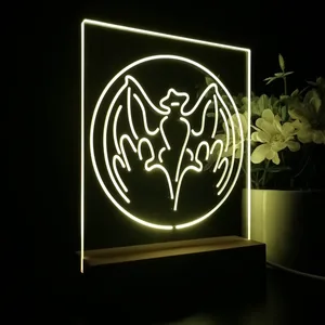Bacardi Bat Logo LED Desk Light
