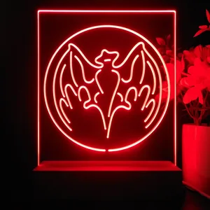 Bacardi Bat Logo LED Desk Light