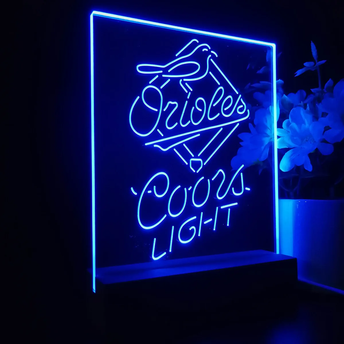 Baltimore Orioles Coors Light LED Desk Light