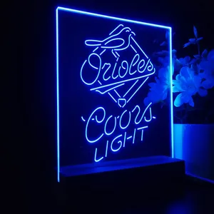 Baltimore Orioles Coors Light LED Desk Light